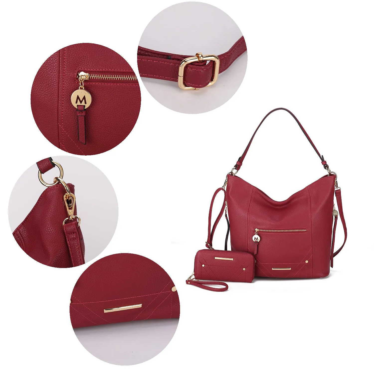 Jordina Shoulder Handbag with Matching Wallet