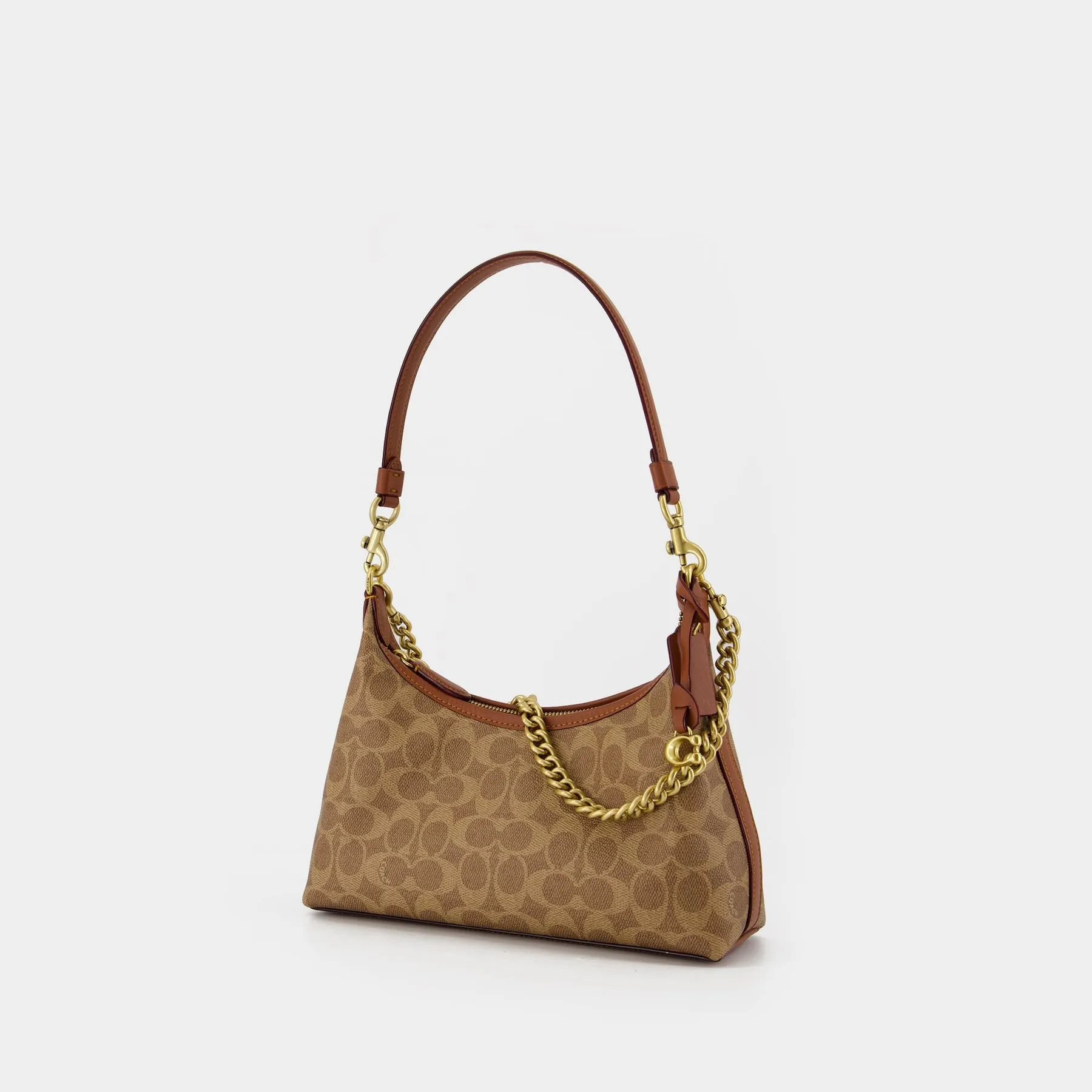Juliet Shoulder Bag 25 - Coach - Canvas - Brown
