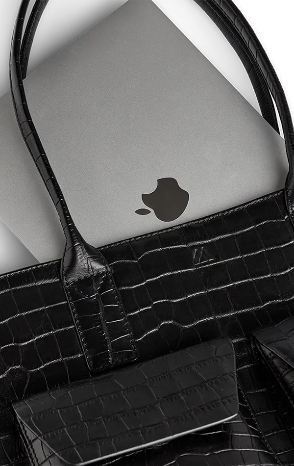KelseyMBG Work Bag, Matte Croco