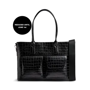 KelseyMBG Work Bag, Matte Croco