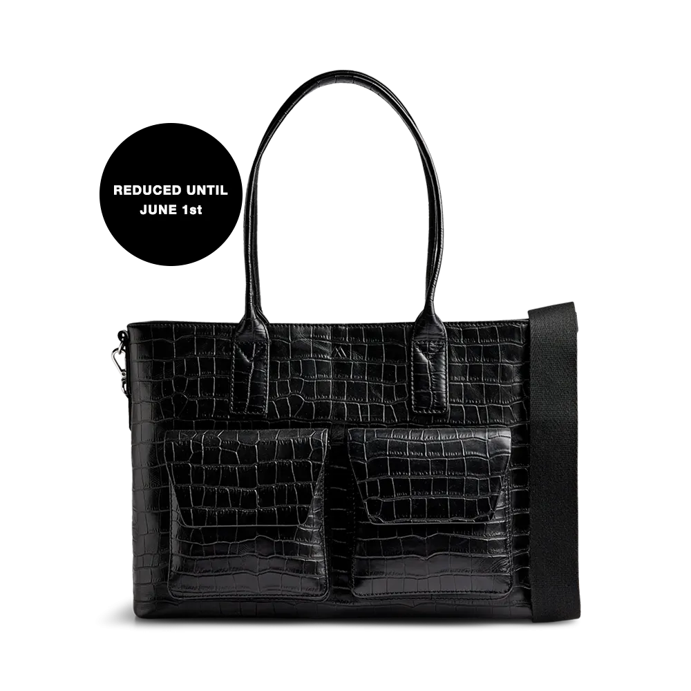 KelseyMBG Work Bag, Matte Croco
