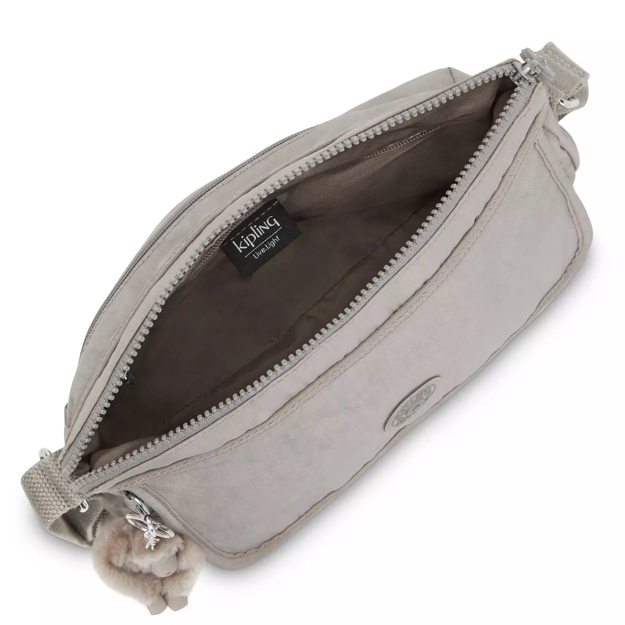 Kipling Aisling Crossbody Bag - Grey Gris