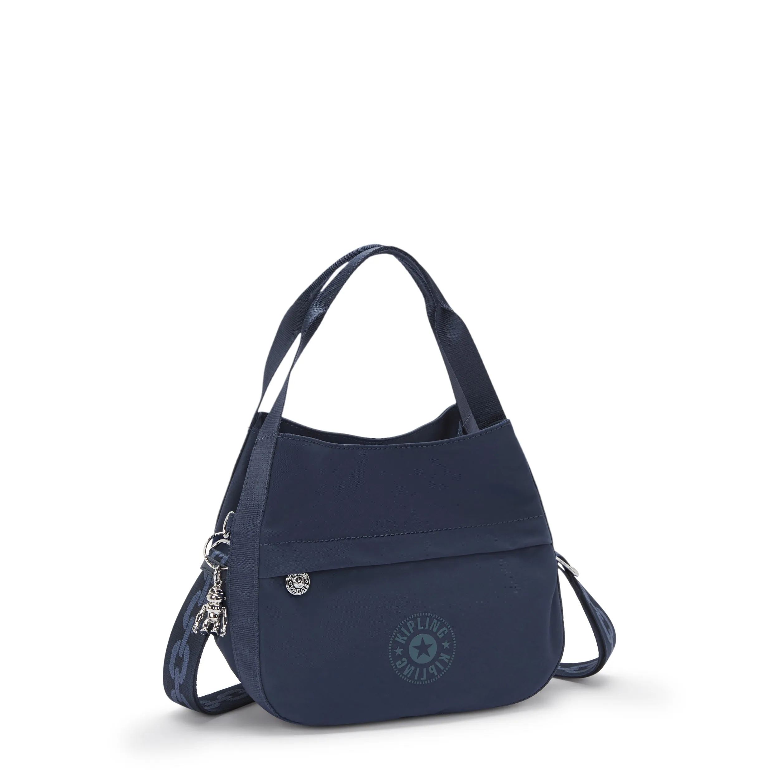 Kipling Bahar Satin Shoulder Bag - Endless Blue F24