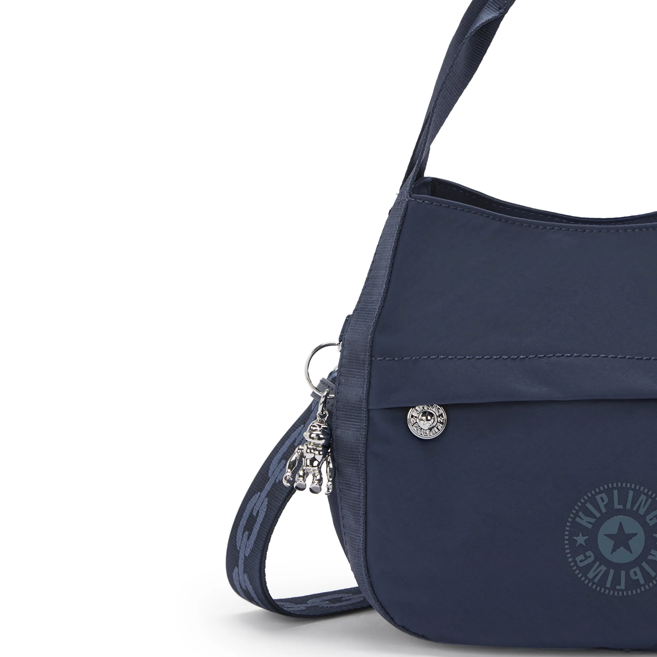Kipling Bahar Satin Shoulder Bag - Endless Blue F24