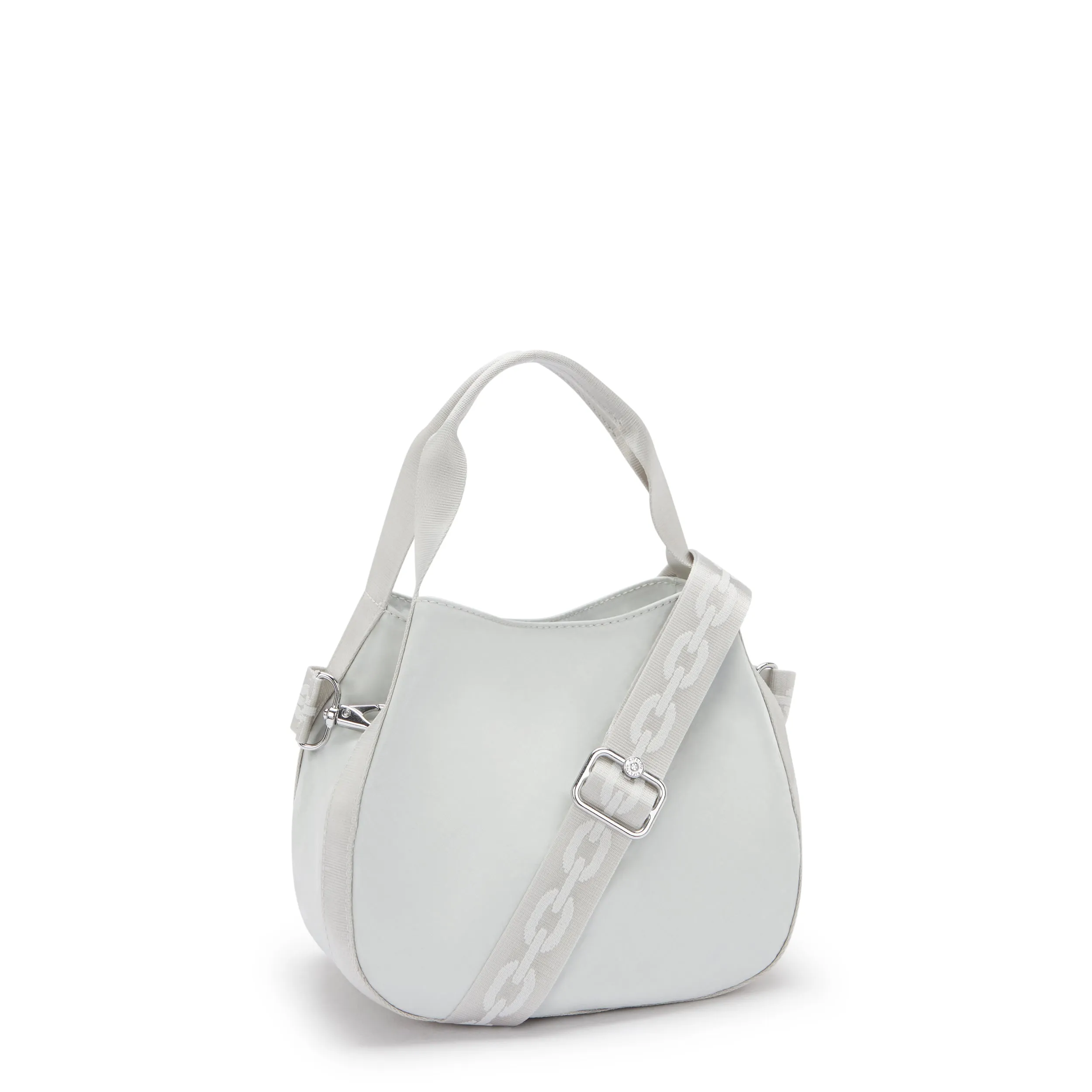 Kipling Bahar Satin Shoulder Bag - Silver Night
