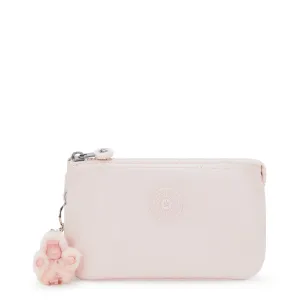 Kipling Creativity Large Metallic Pouch - Pink Shine