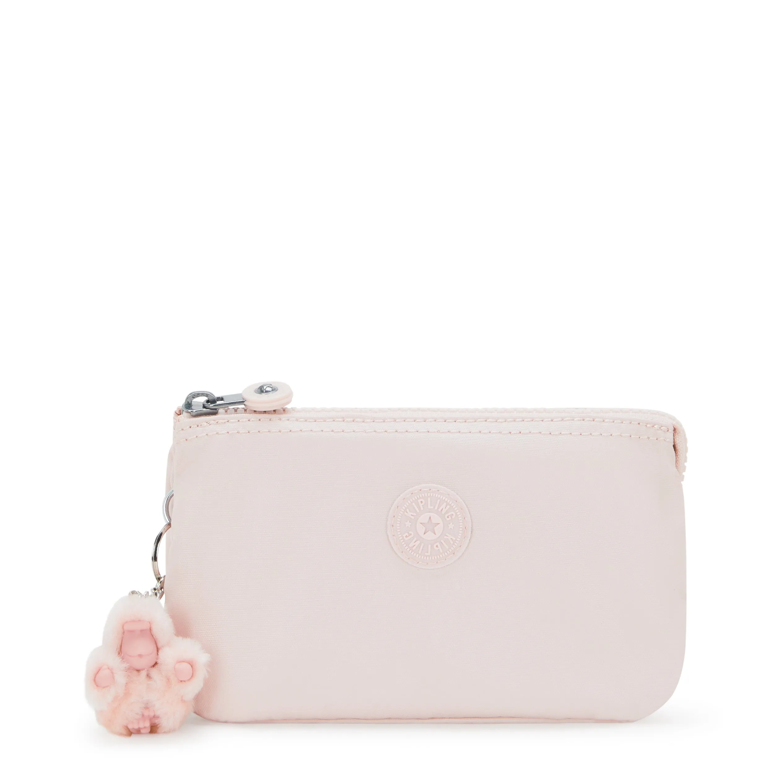 Kipling Creativity Large Metallic Pouch - Pink Shine