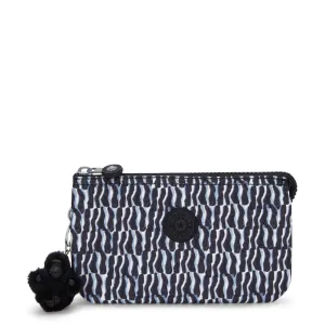 Kipling Creativity Large Printed Pouch - Holiday Waves
