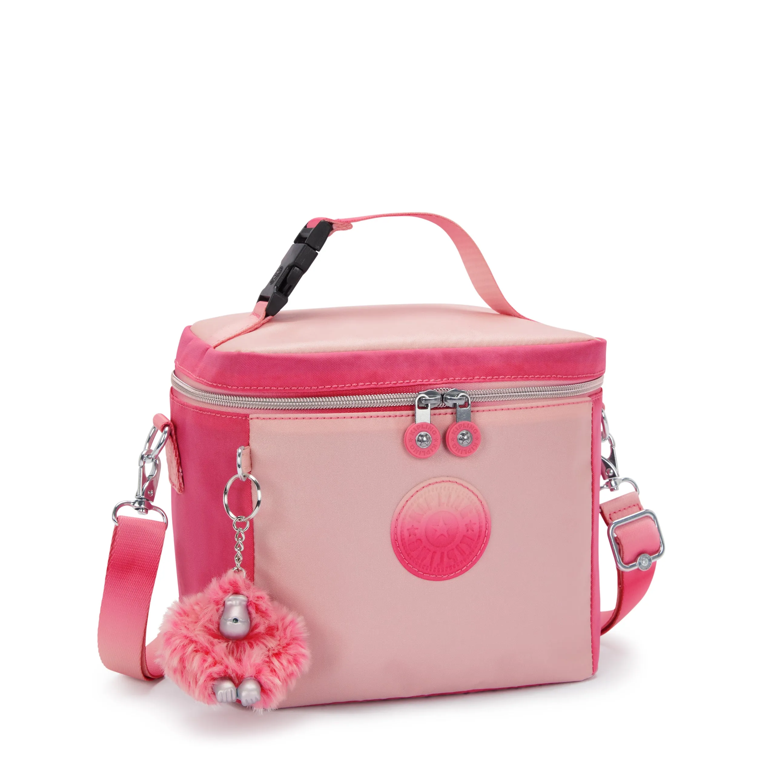 Kipling Graham Lunch Bag - Blush Met Bl