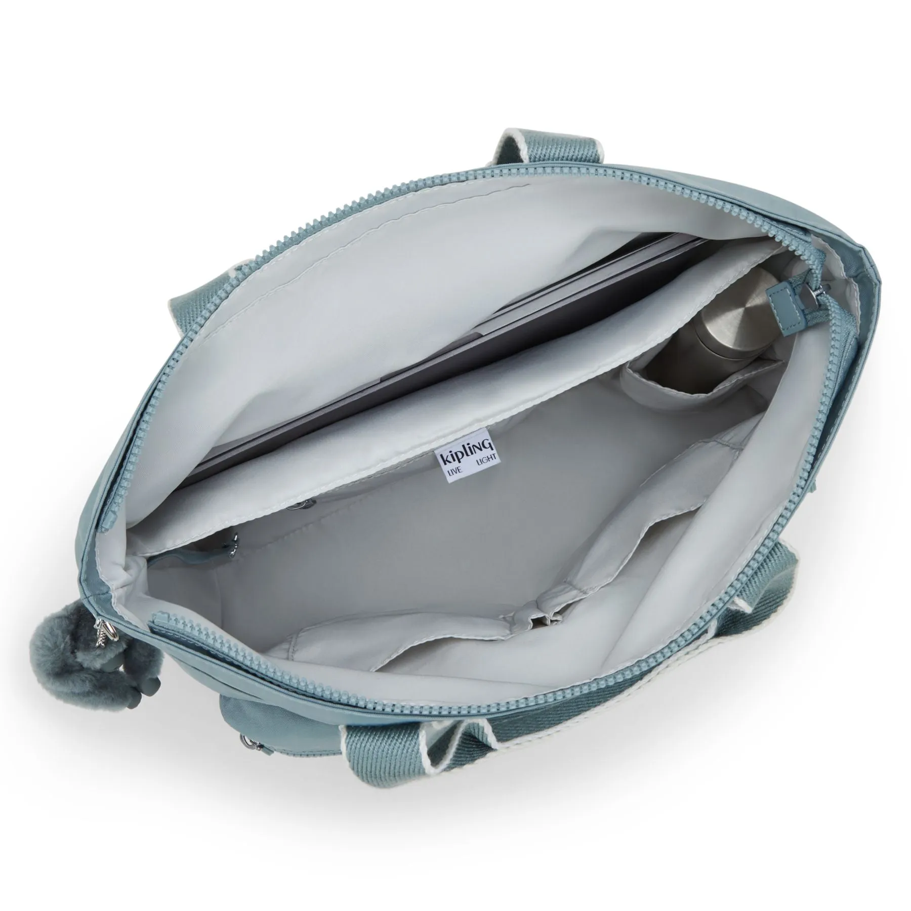 Kipling India 16" Laptop Tote Bag - Relaxed Grey