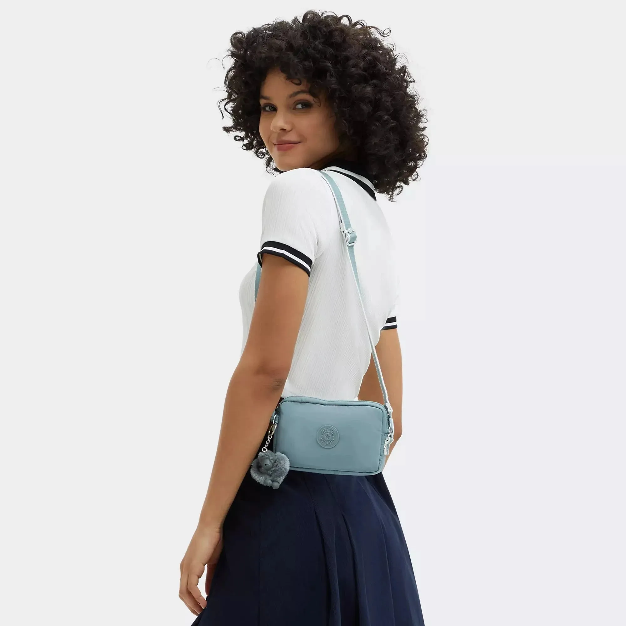 Kipling Limmo Crossbody Bag - Relaxed Grey