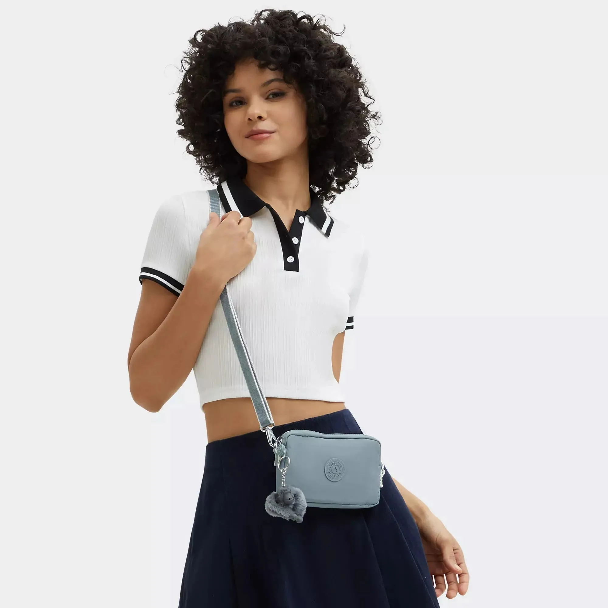 Kipling Limmo Crossbody Bag - Relaxed Grey