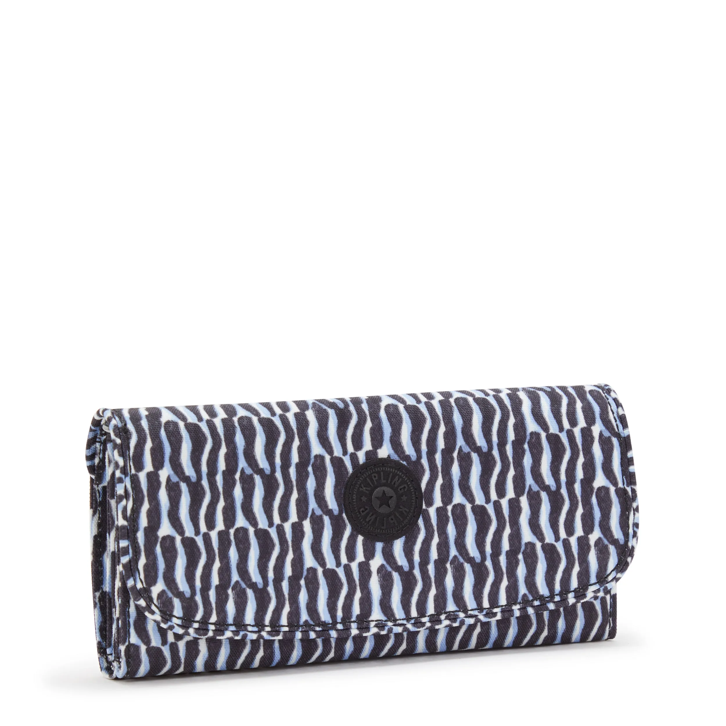 Kipling Money Land Printed Snap Wallet - Holiday Waves