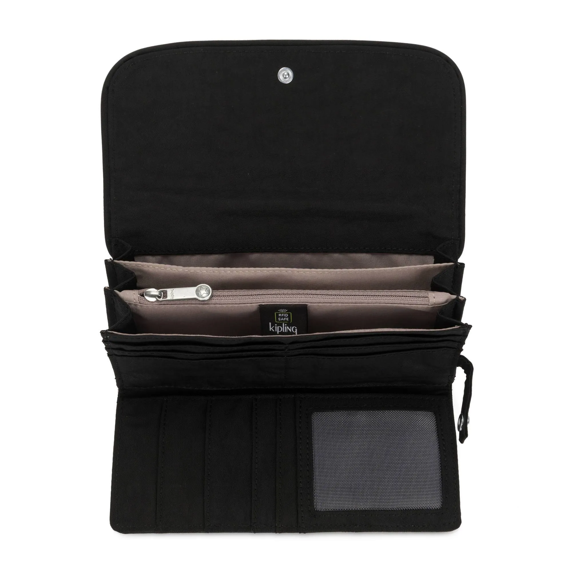 Kipling Money Land Snap Wallet - Black Noir