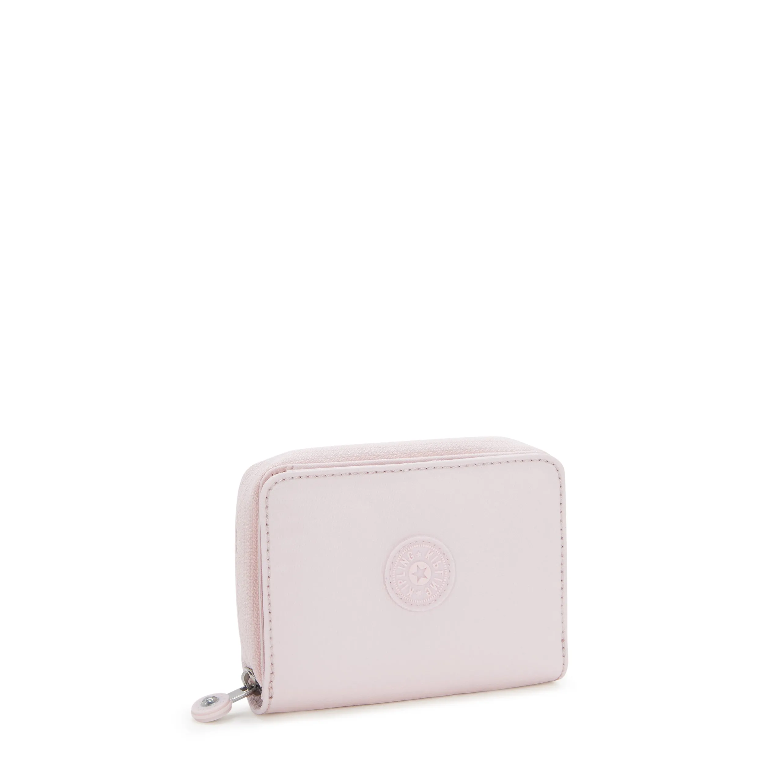 Kipling Money Love Small Metallic Wallet - Pink Shine