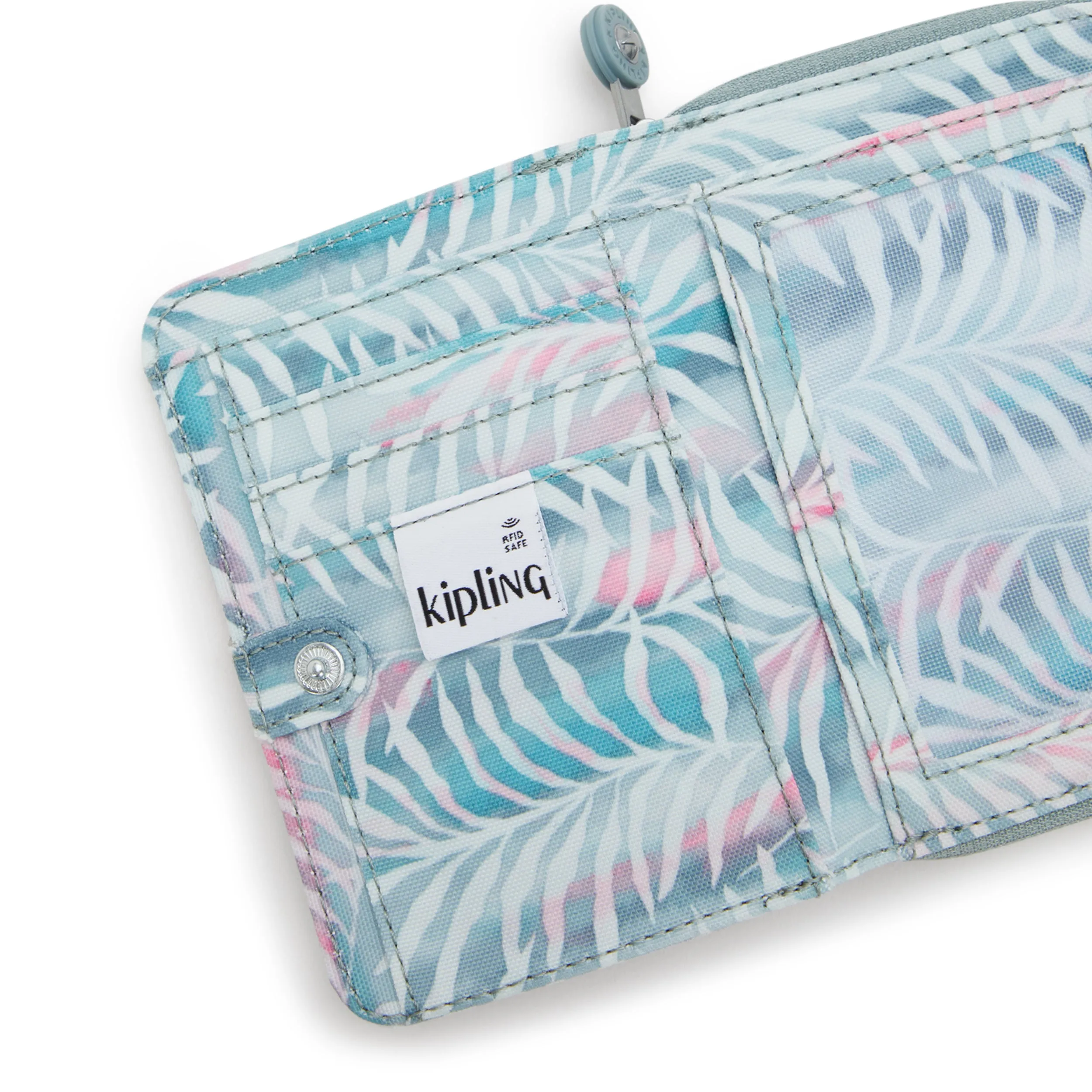 Kipling Money Love Small Printed Wallet - Palmtree Leaves