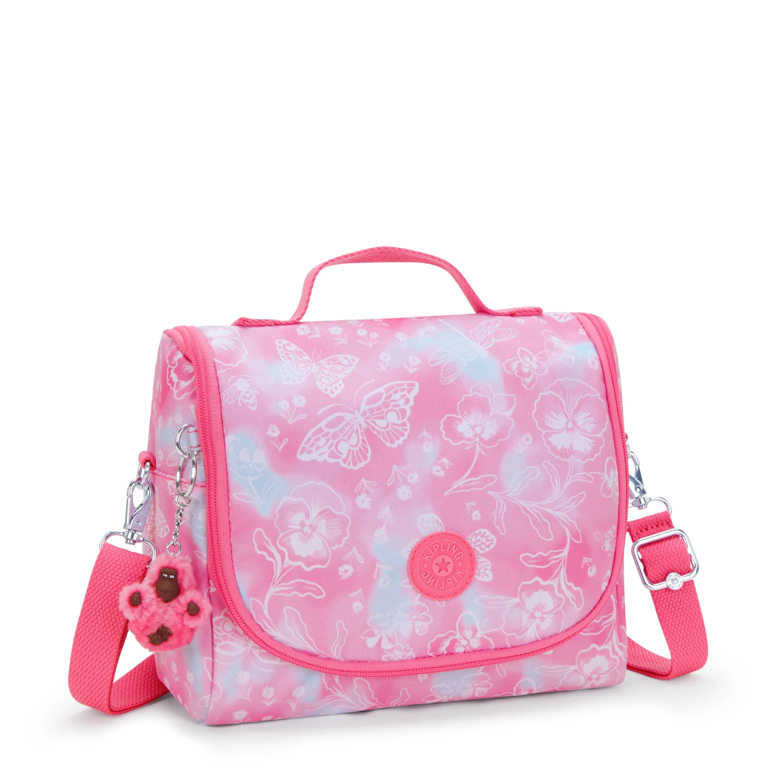 Kipling New Kichirou Printed Lunch Bag - Garden Clouds