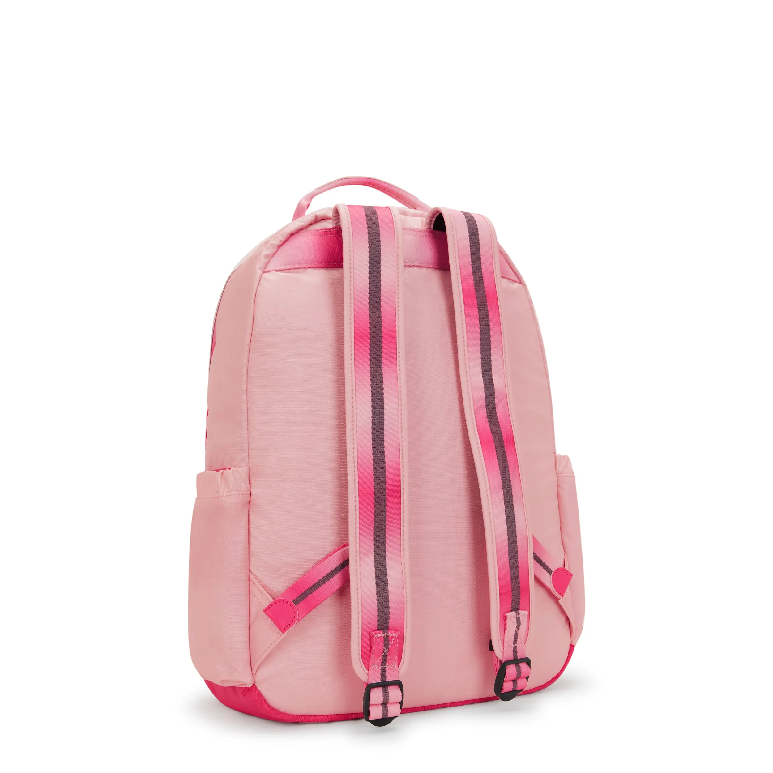 Kipling  Seoul Large Metallic 15" Laptop Backpack - Blush Met Bl