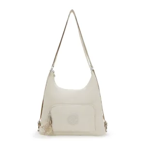 Kipling Yenna Convertible Shoulder Bag Backpack - Hideaway Beige