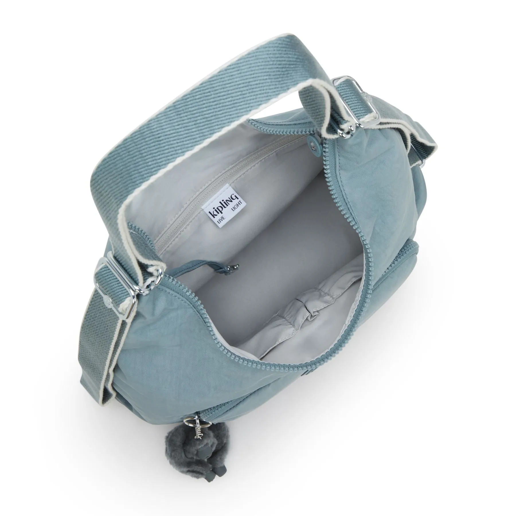 Kipling Yenna Convertible Shoulder Bag Backpack - Relaxed Grey