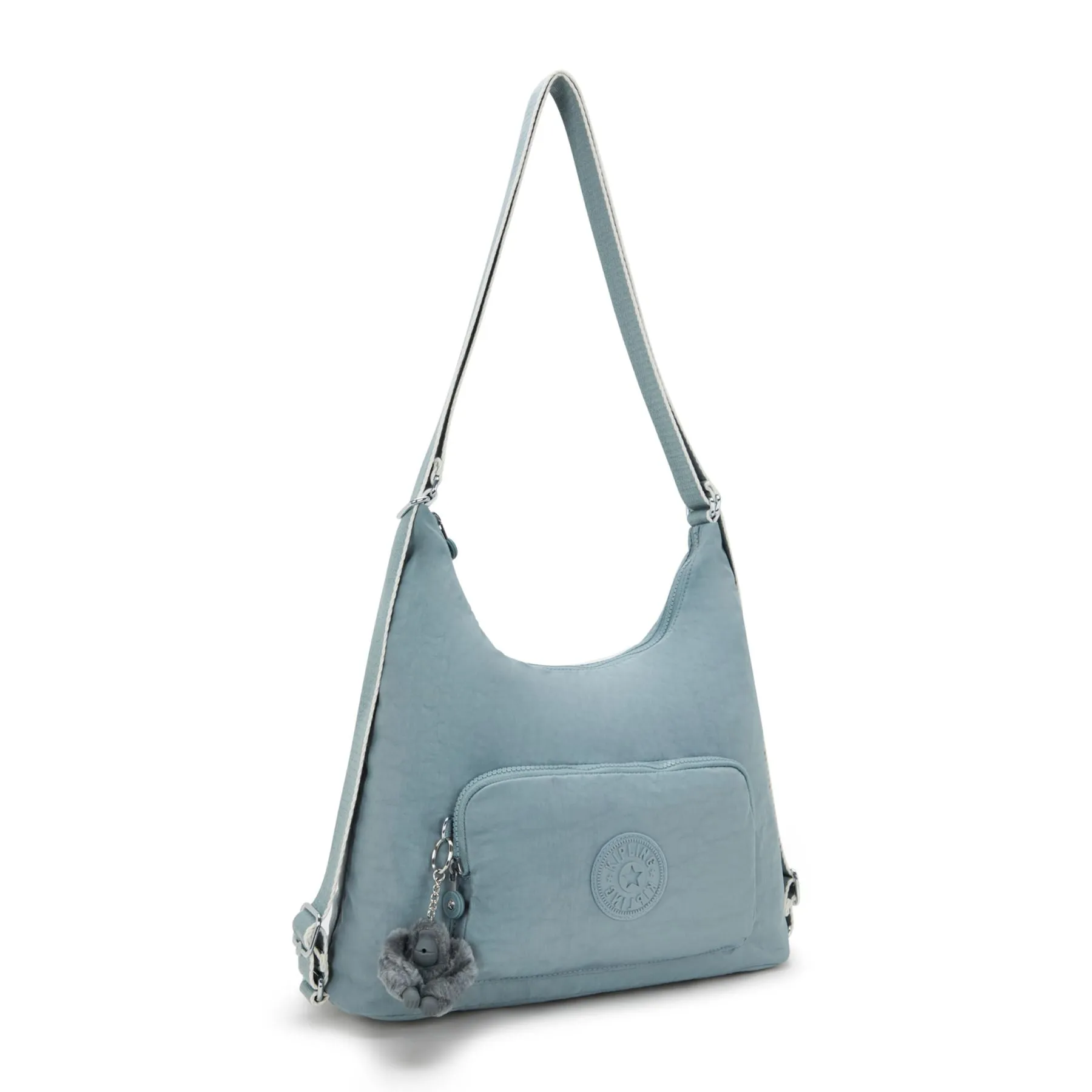 Kipling Yenna Convertible Shoulder Bag Backpack - Relaxed Grey