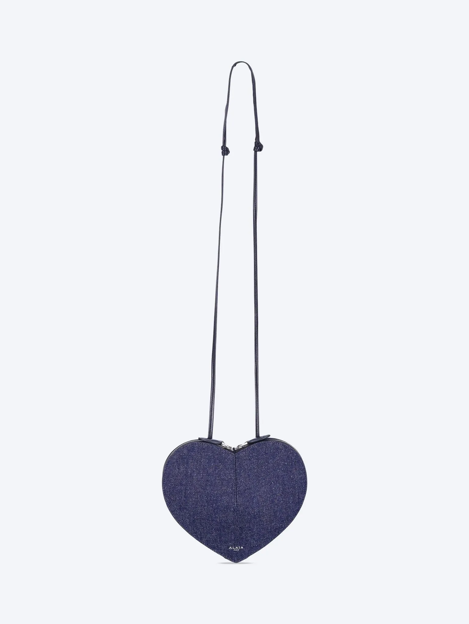 Le cœur denim shoulder bag