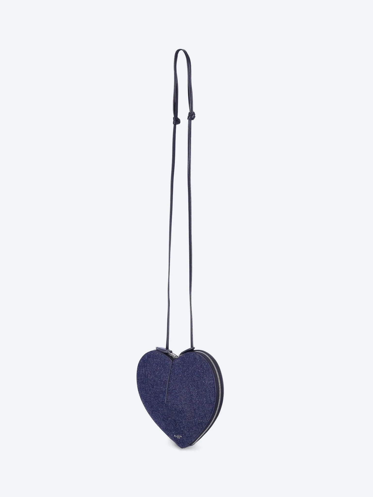 Le cœur denim shoulder bag
