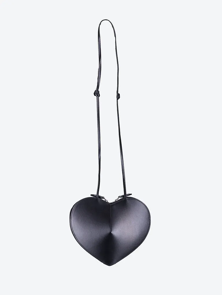 Leather le cœur shoulder bag