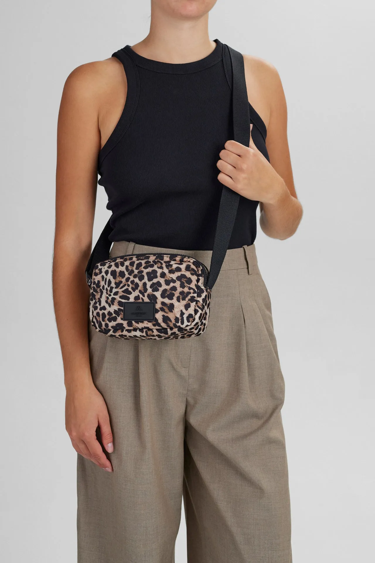 LessMBG Leopard Crossbody Bag, Recycled