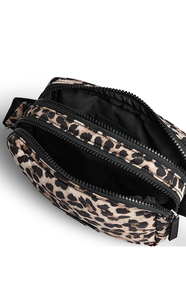 LessMBG Leopard Crossbody Bag, Recycled