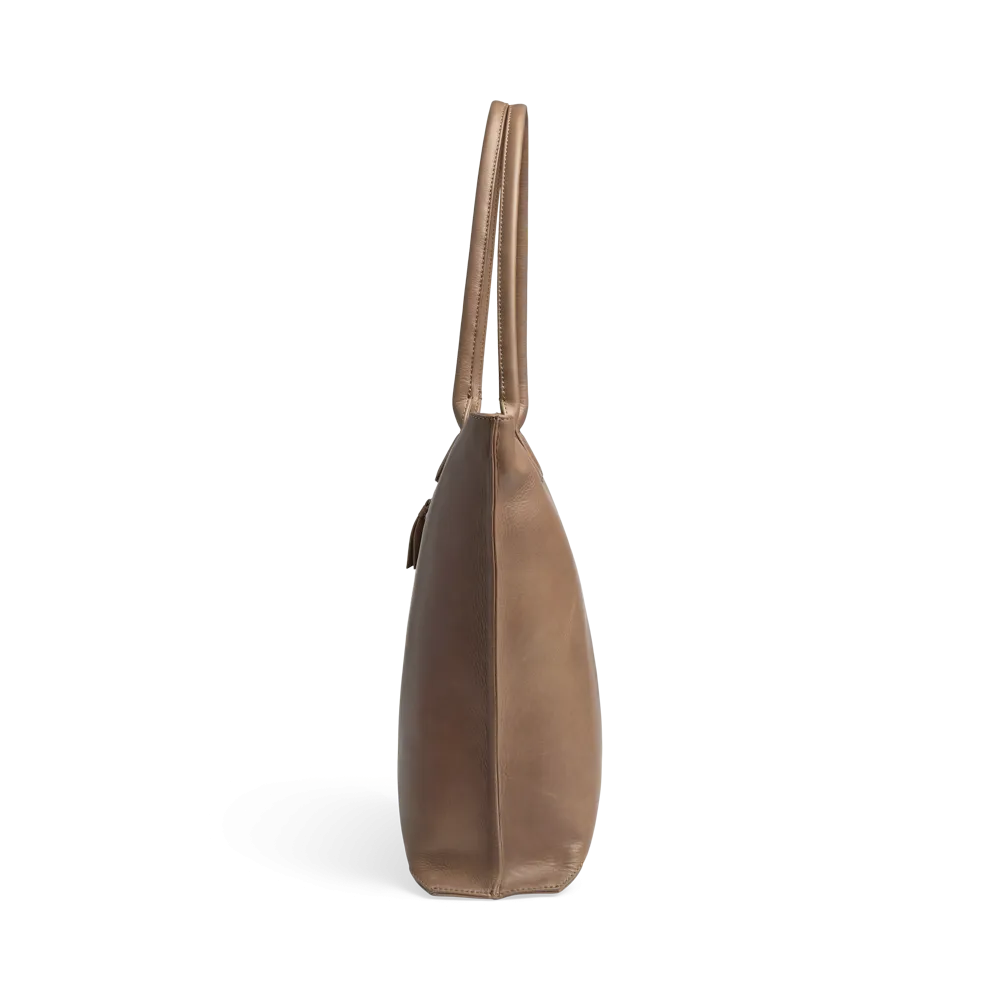 LiahMBG Work Bag, Antique - Caramel w/Ant. Gold