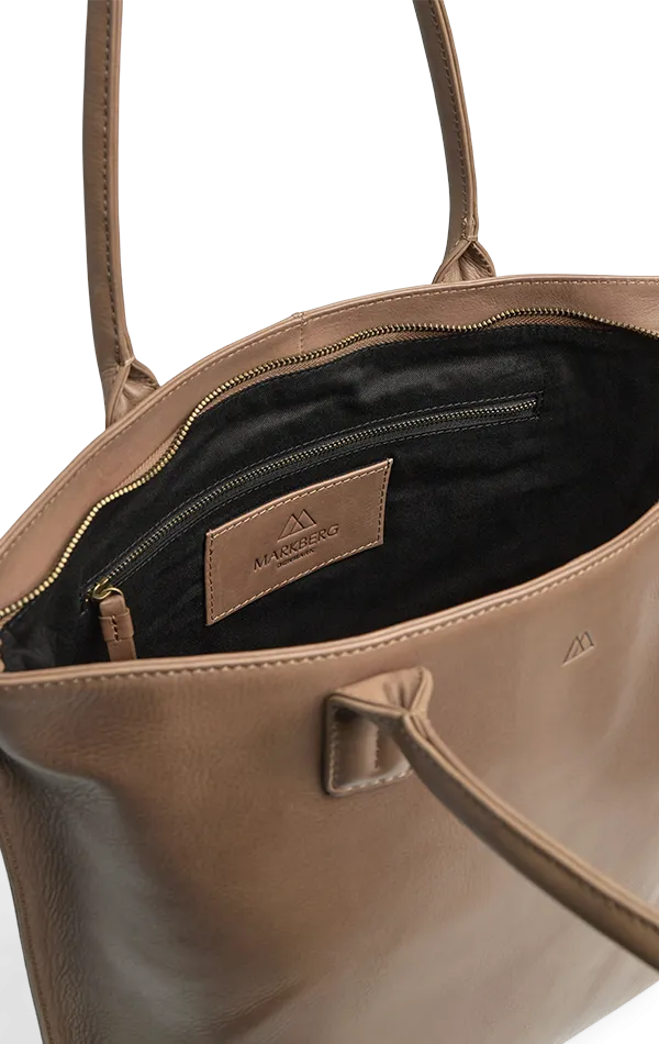 LiahMBG Work Bag, Antique - Caramel w/Ant. Gold