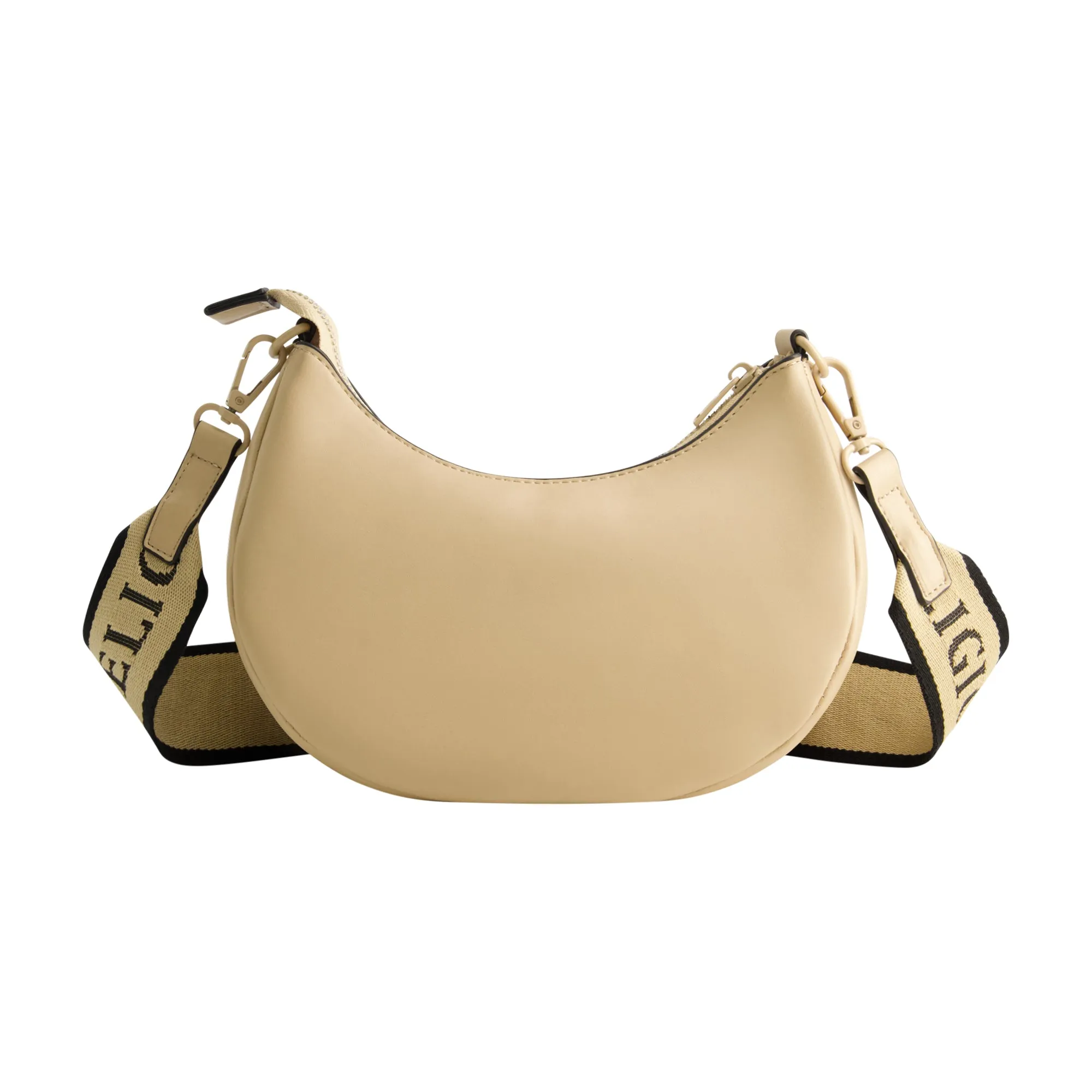 LOGO STRAP CRESCENT HOBO