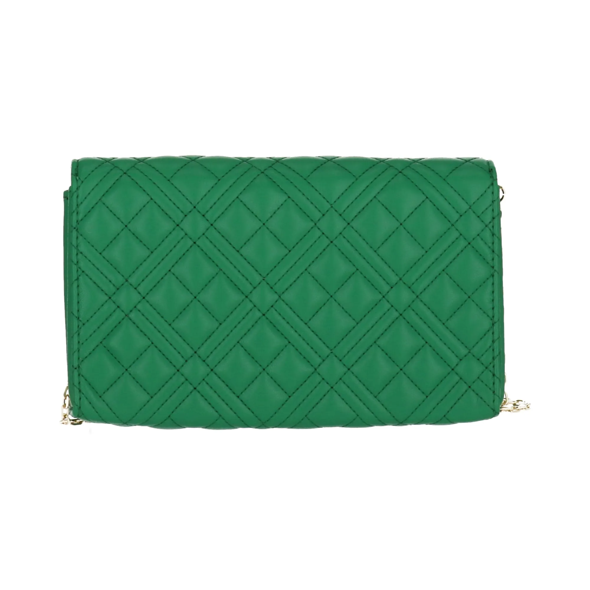 Love Moschino Womens Green Shoulder Bag