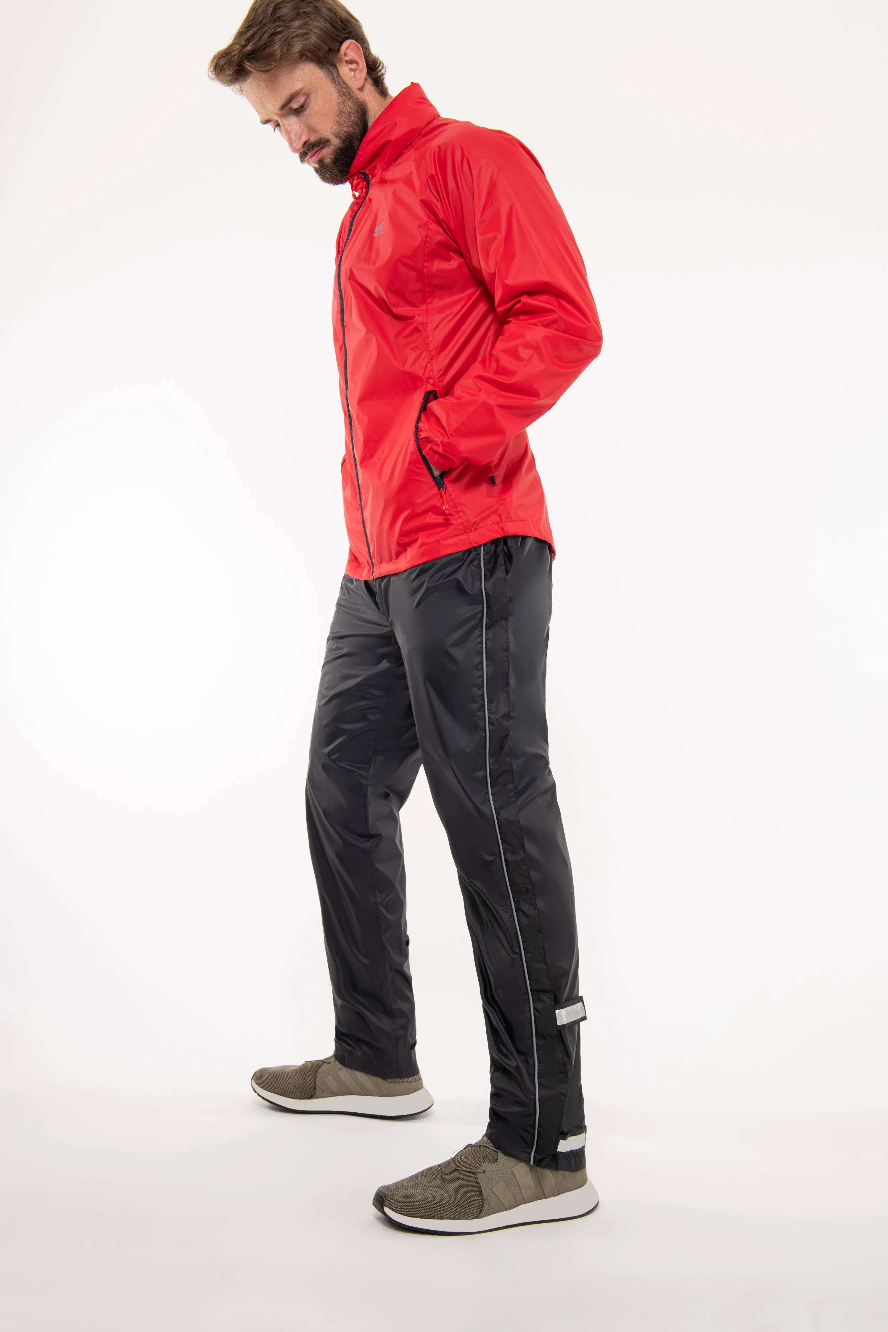 Mac In A Sac Full Zip 2 Packable Overtrouser - Neon Yellow