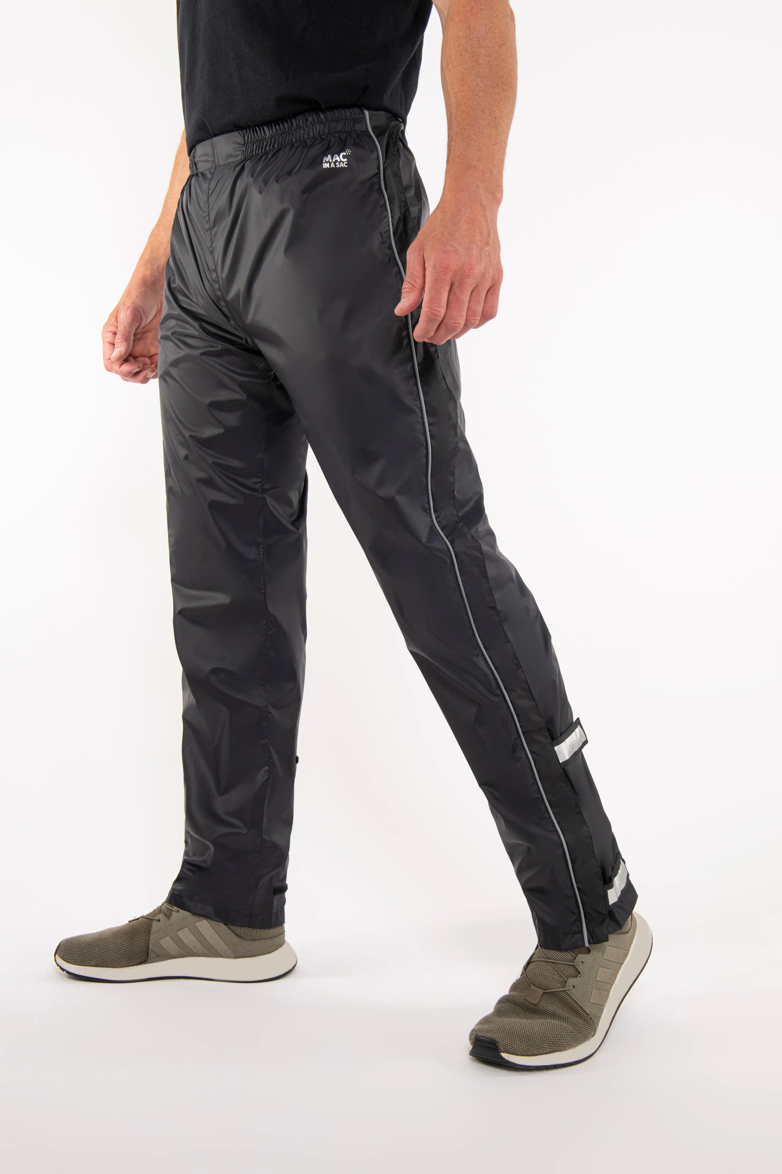 Mac In A Sac Full Zip 2 Packable Overtrouser - Neon Yellow