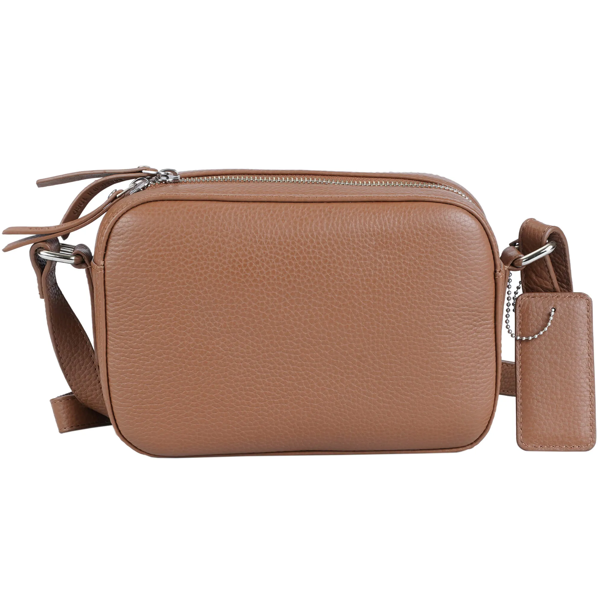 Mancini Pebbled Clara Small Crossbody Bag