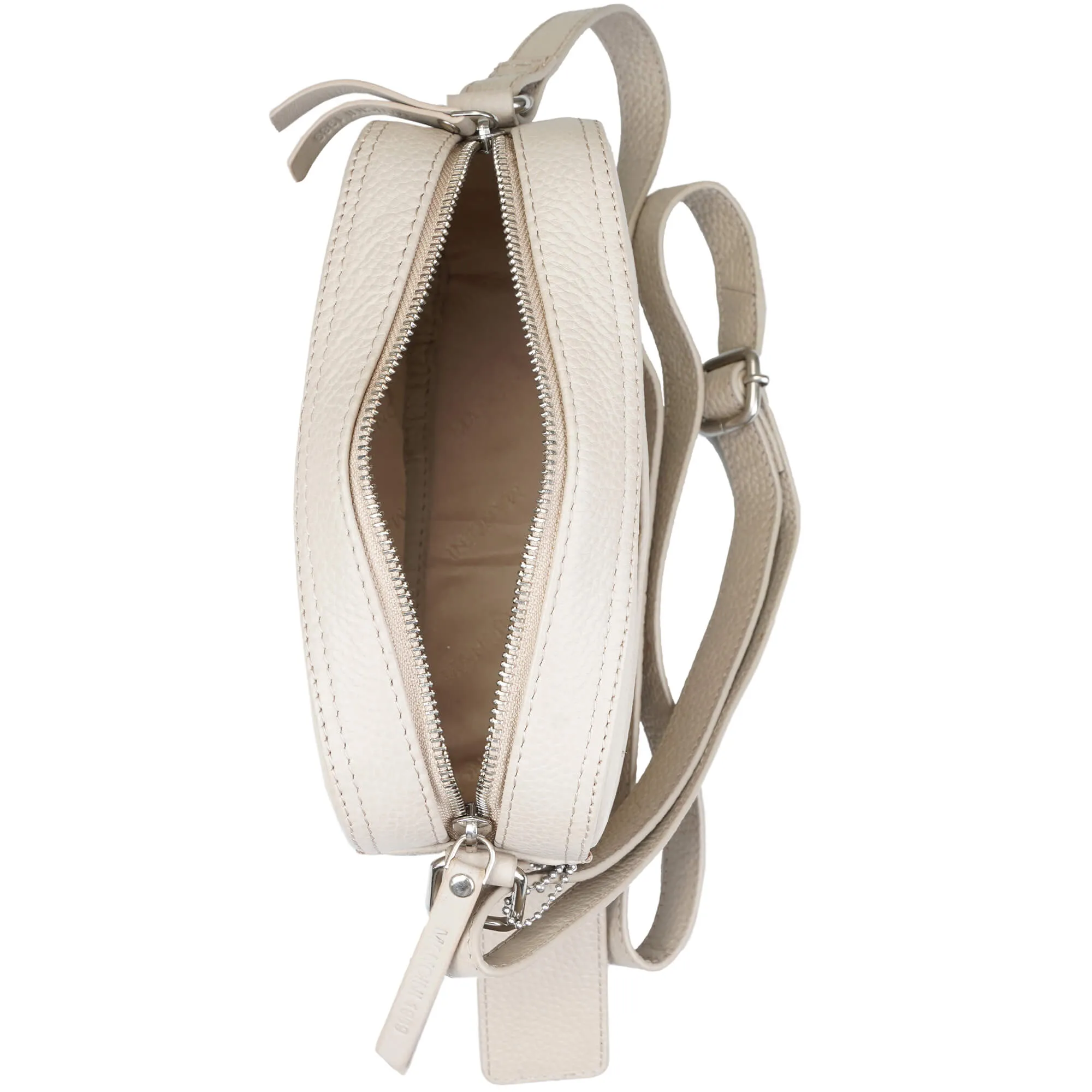Mancini Pebbled Clara Small Crossbody Bag