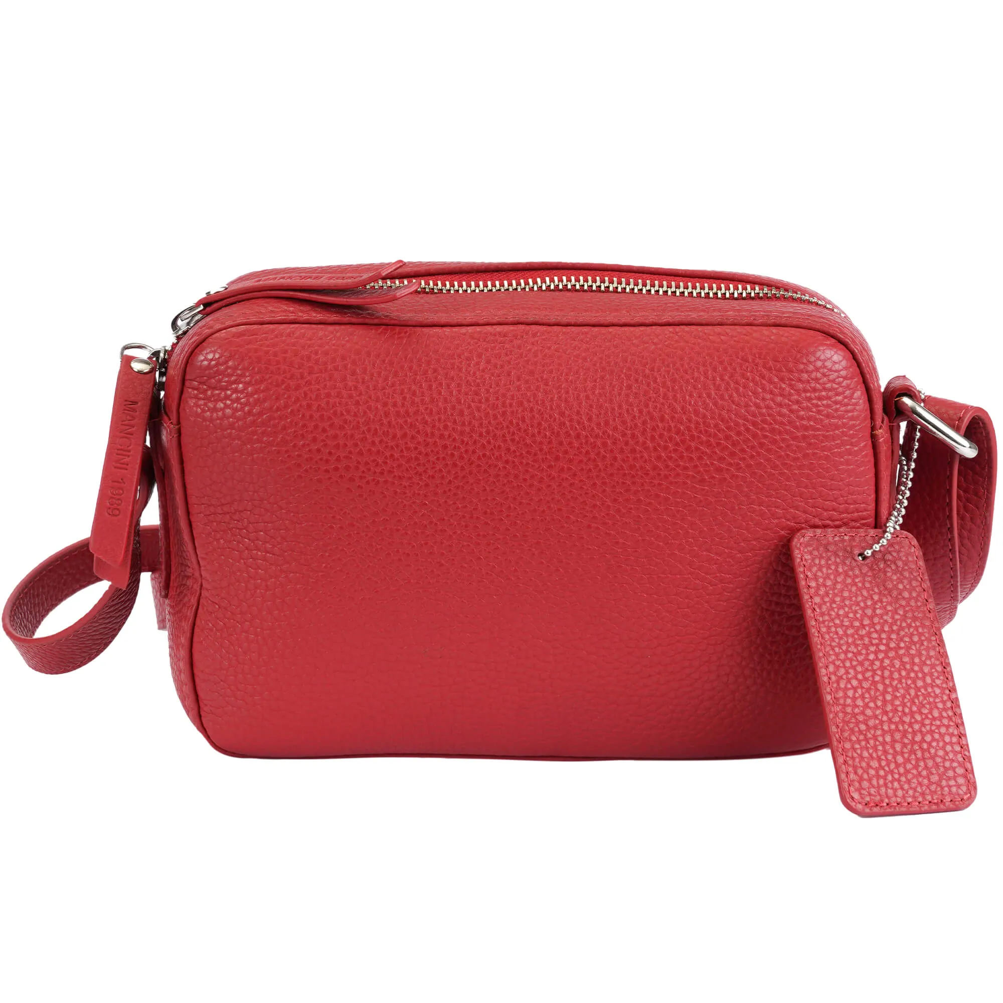 Mancini Pebbled Clara Small Crossbody Bag