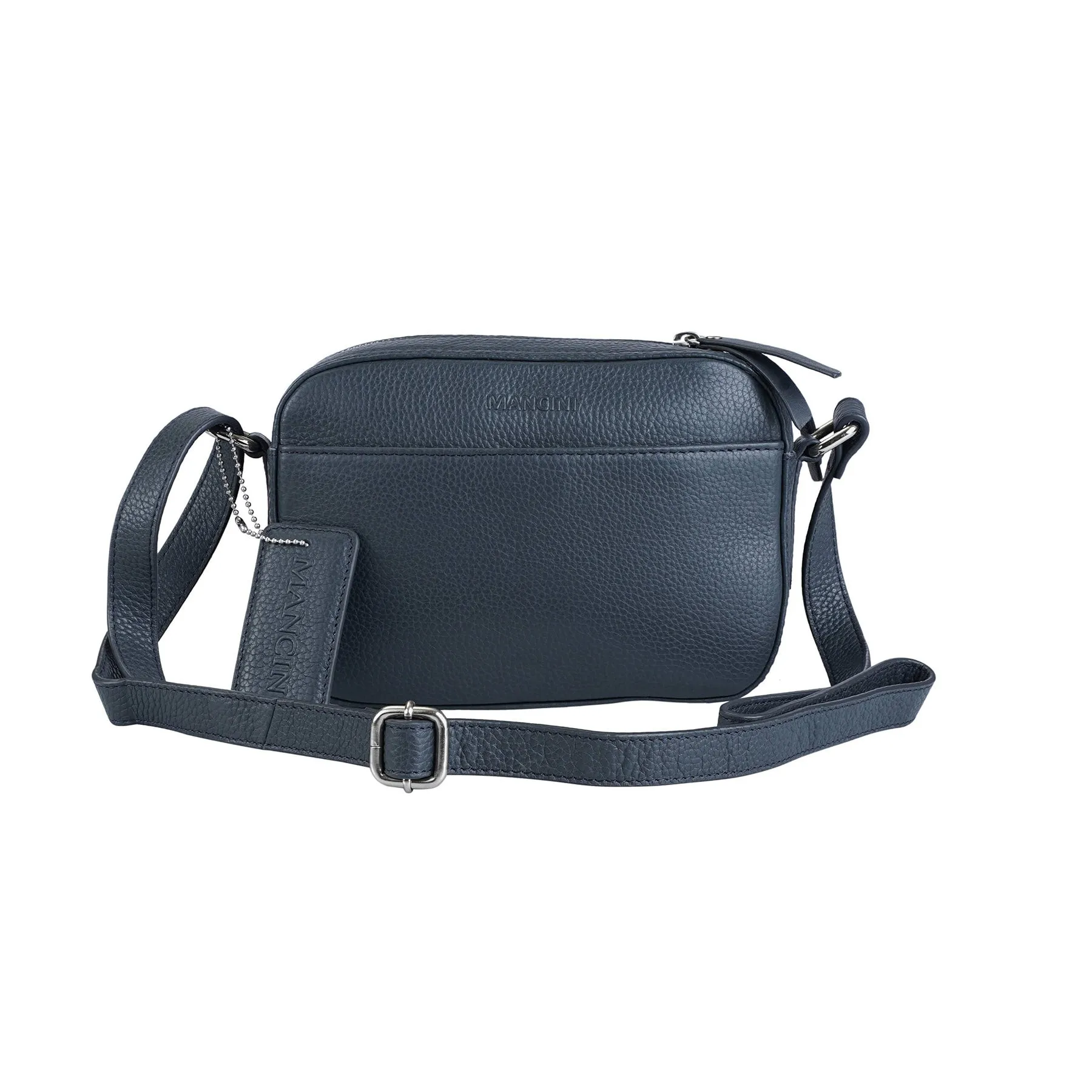 Mancini Pebbled Clara Small Crossbody Bag