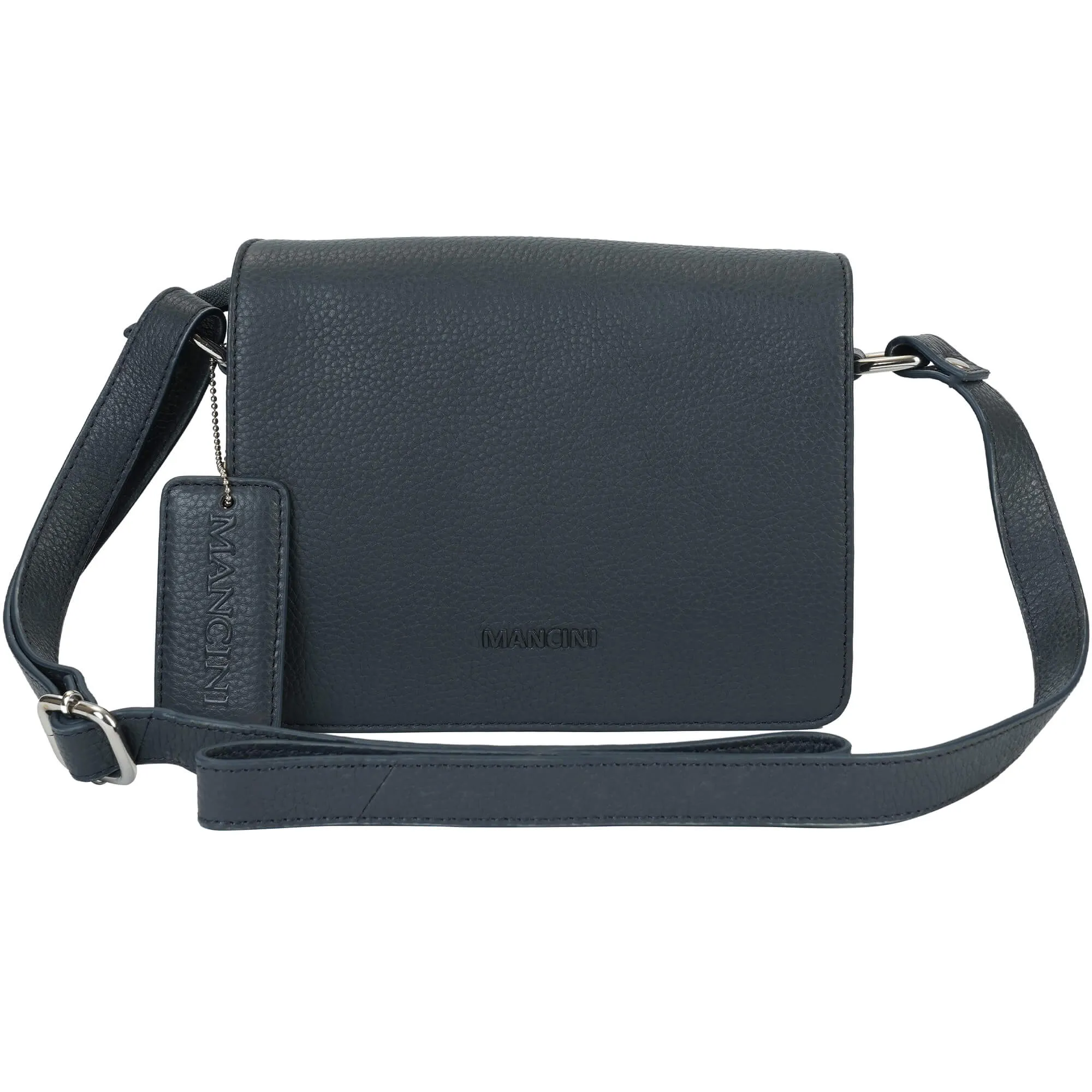 Mancini Pebbled Connie Small Crossbody Handbag