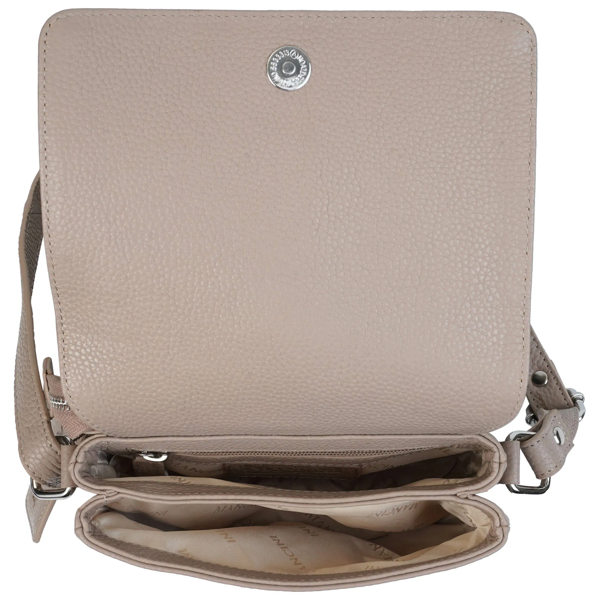 Mancini Pebbled Connie Small Crossbody Handbag