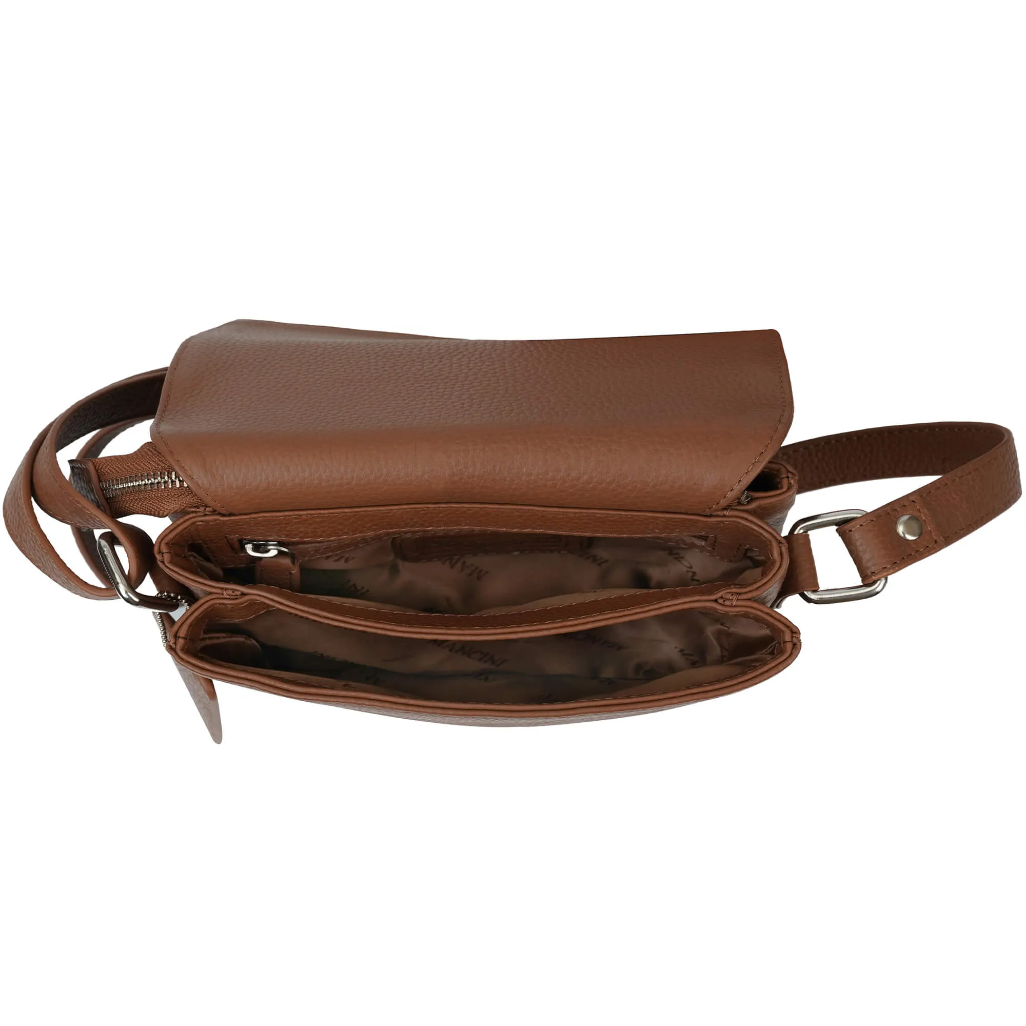 Mancini Pebbled Connie Small Crossbody Handbag