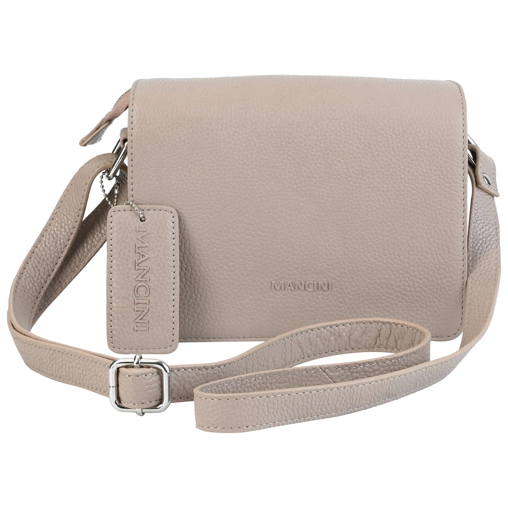 Mancini Pebbled Connie Small Crossbody Handbag