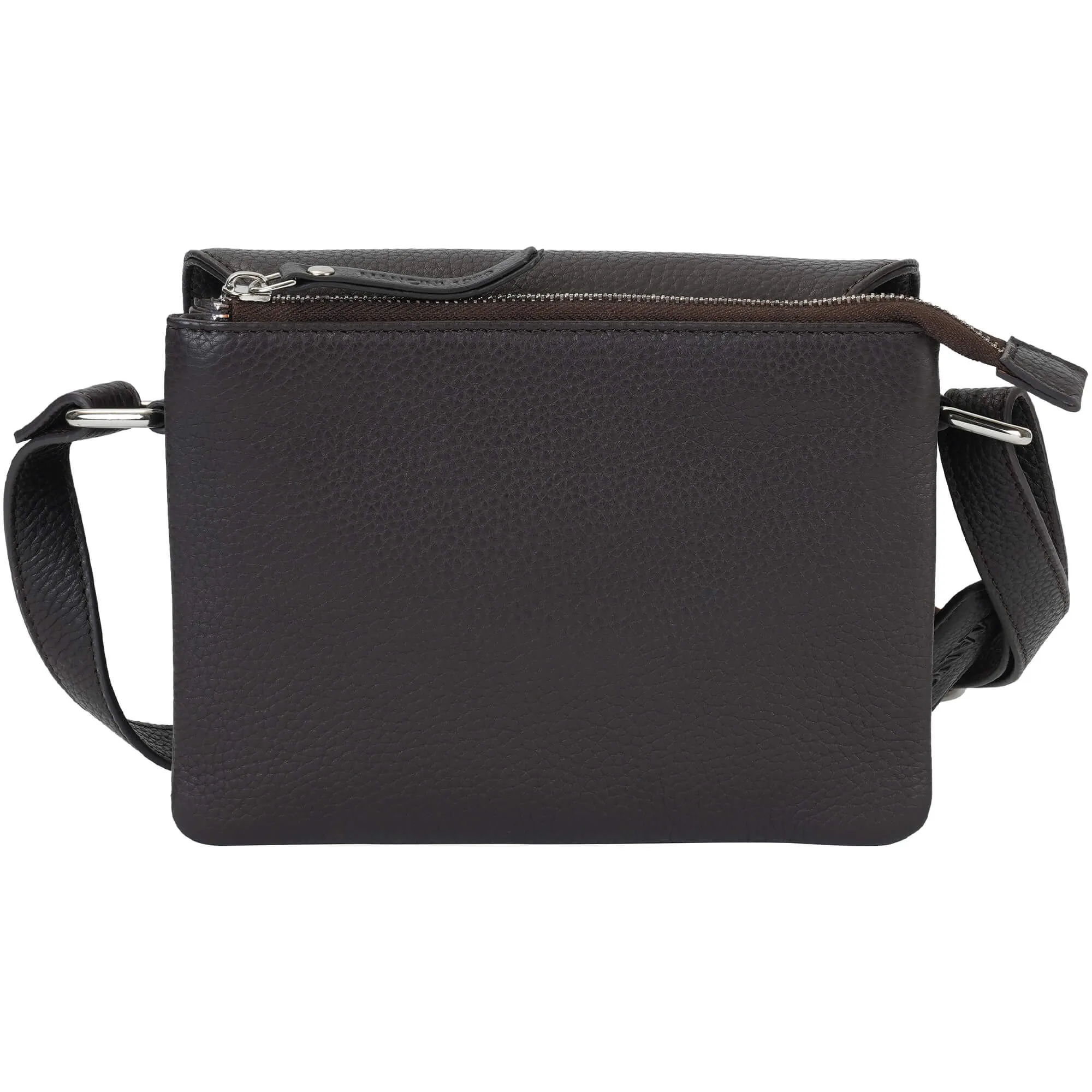 Mancini Pebbled Connie Small Crossbody Handbag
