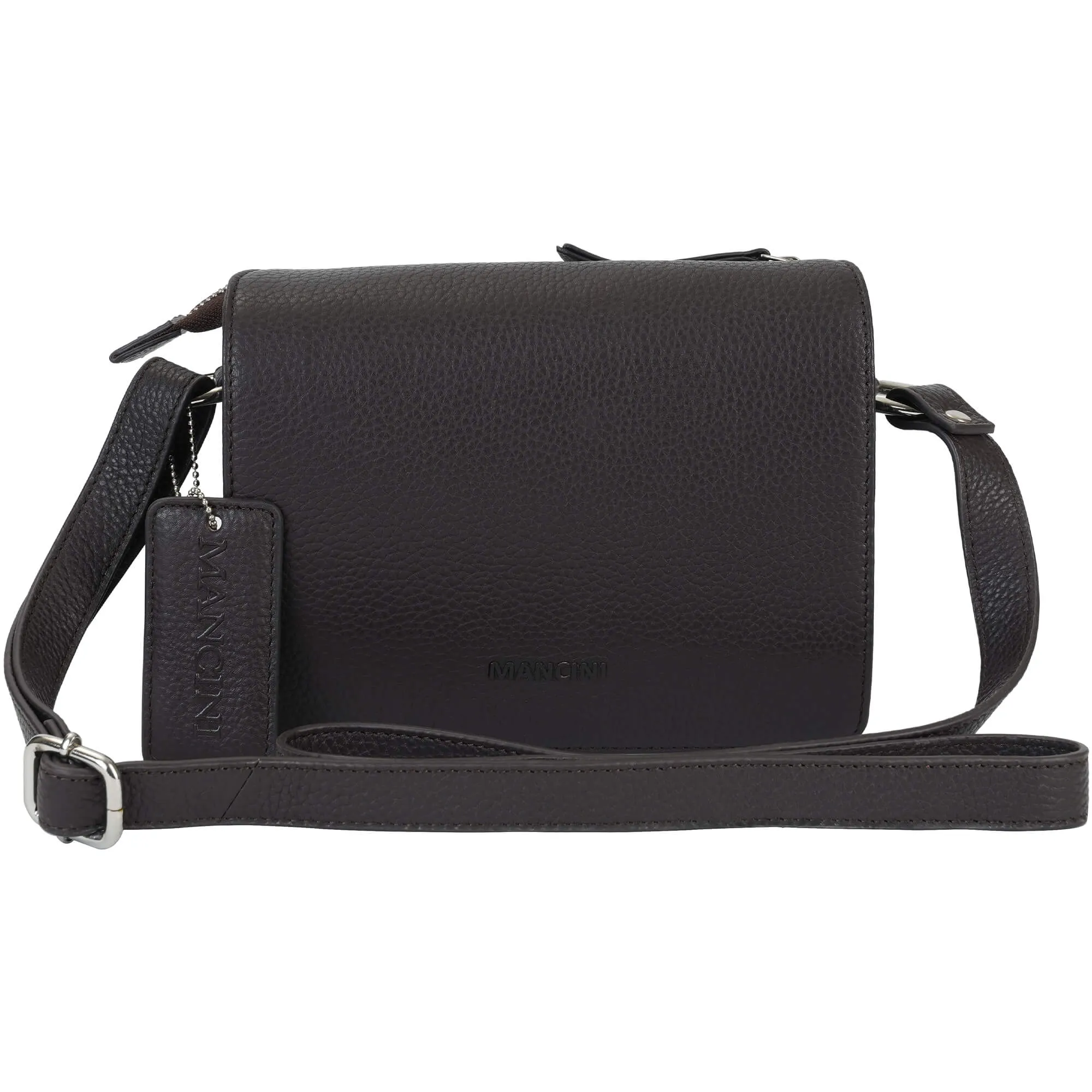 Mancini Pebbled Connie Small Crossbody Handbag