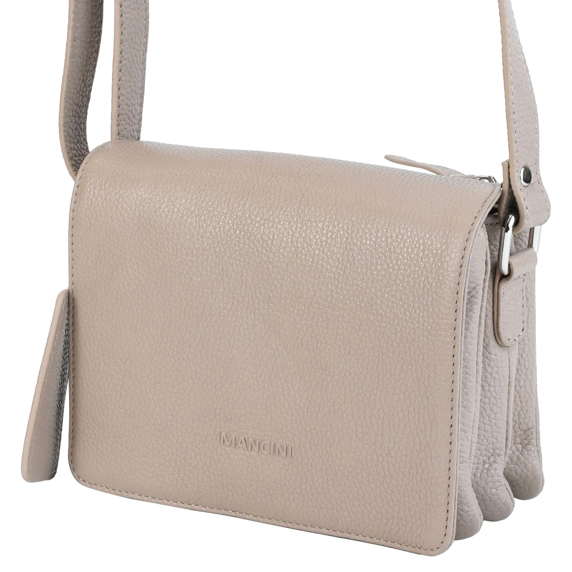Mancini Pebbled Connie Small Crossbody Handbag