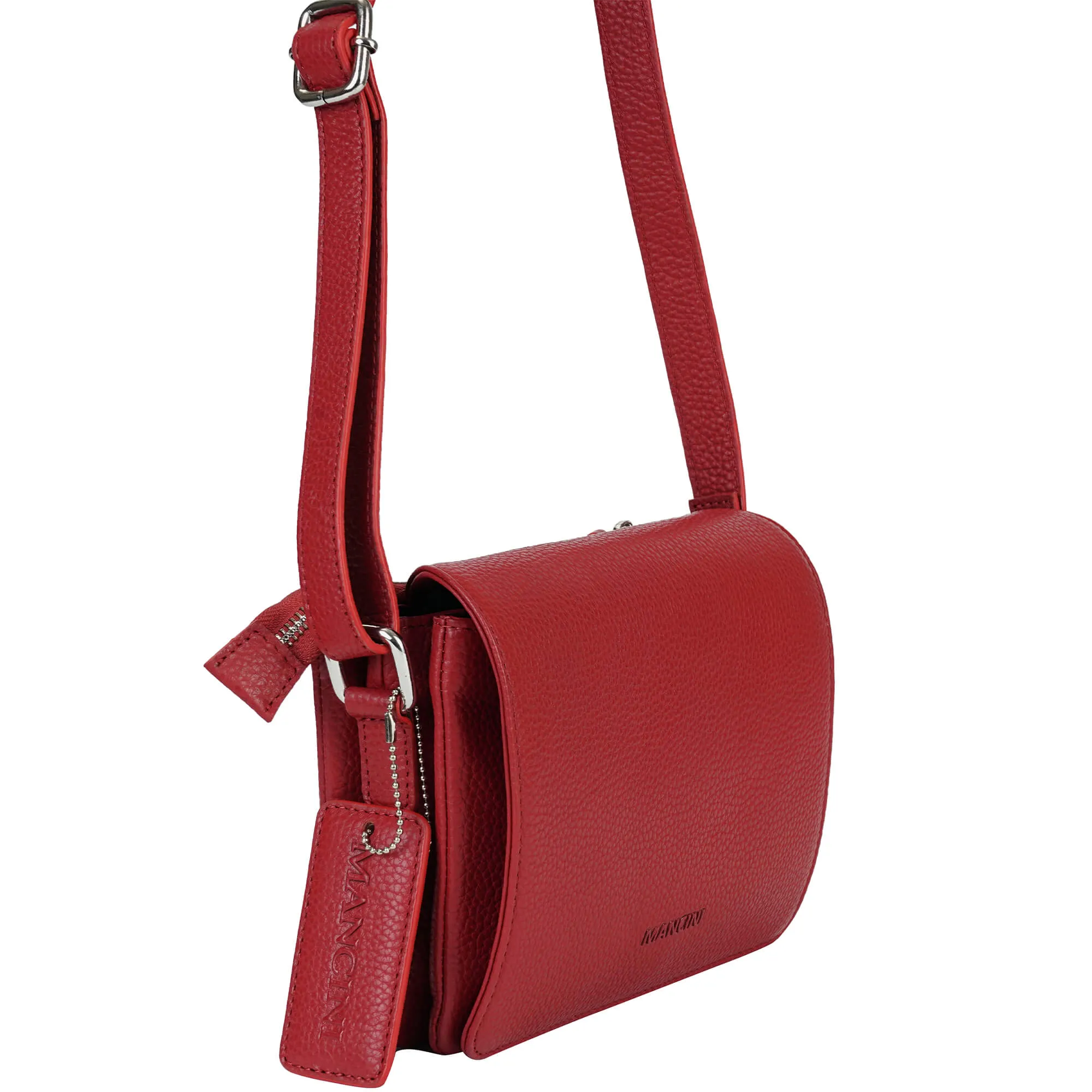 Mancini Pebbled Connie Small Crossbody Handbag