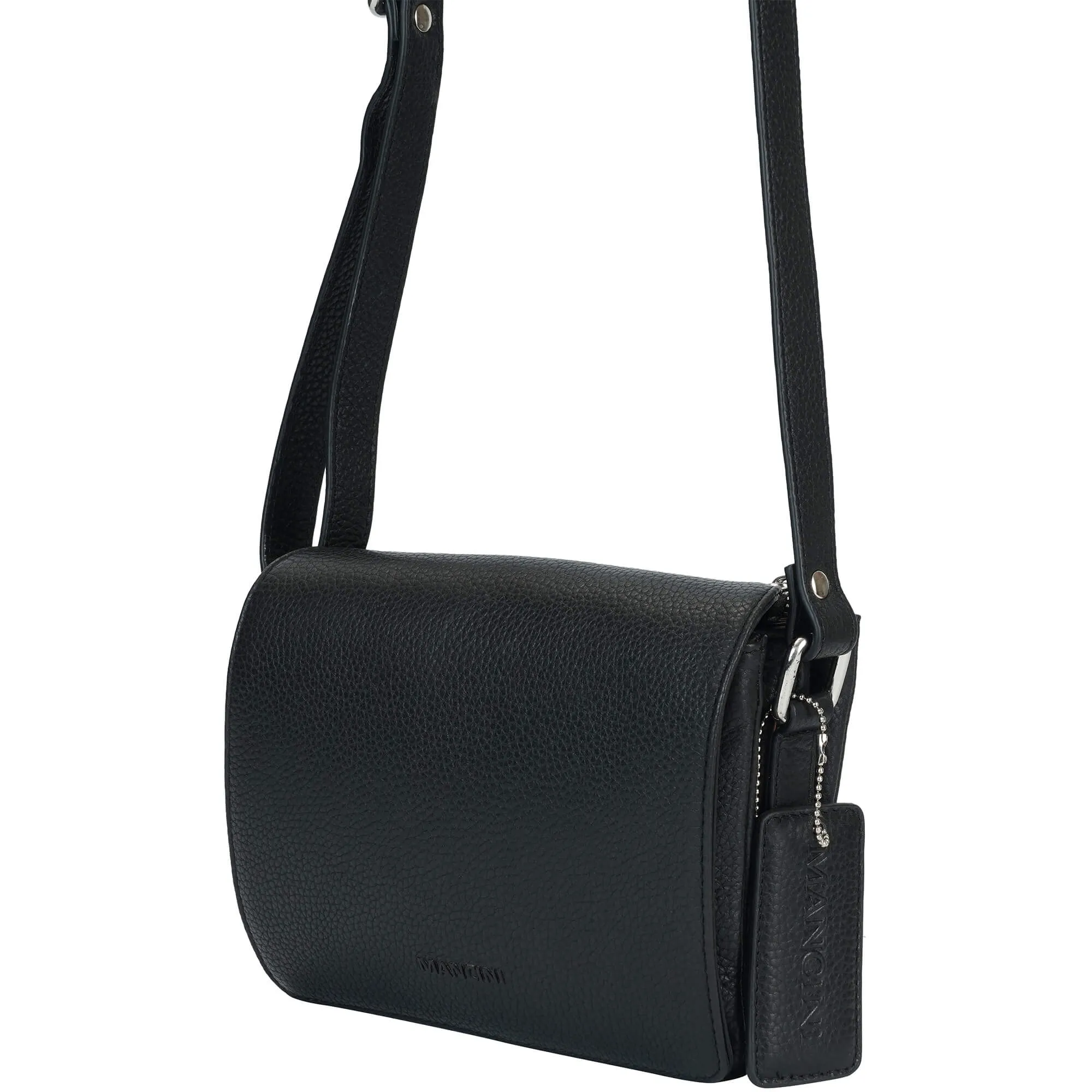 Mancini Pebbled Connie Small Crossbody Handbag
