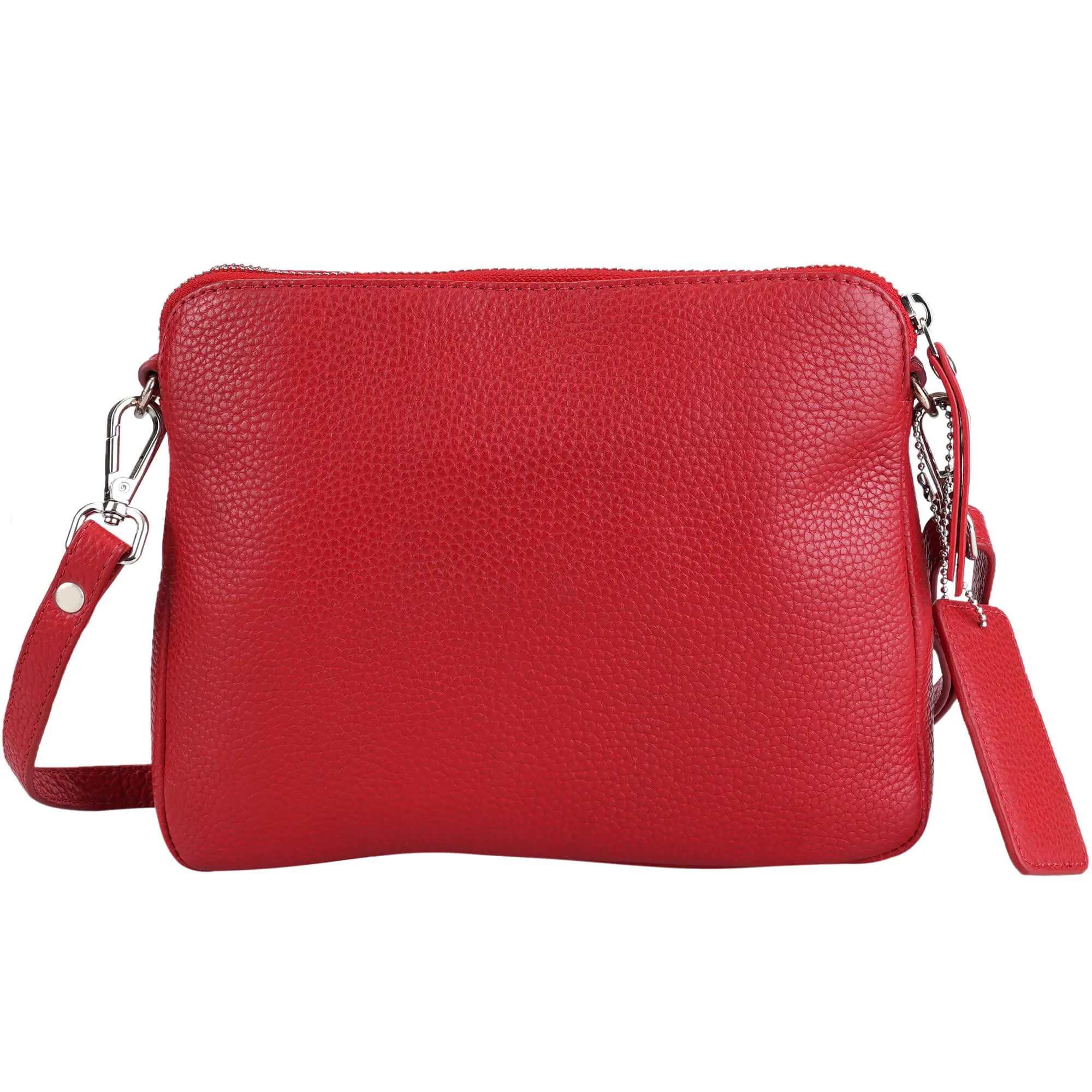 Mancini Pebbled Valerie Small Crossbody Bag